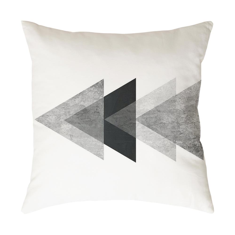 Kissen Leinen Kurzplüsch Zuhause Einfach Nordischer Stil Geometrischer Kissenbezug Sofakissen Kissenbezug