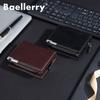 New Men's Short Wallet European American Retro Business Small High-end Zipper Zero