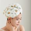 Printed Absorbent Quick-drying Towel Shower Cap