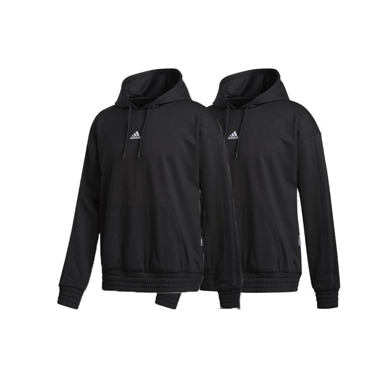 Men's Adidas LD WNTR HD Small Logo Basketball Hooded Sports Black GD6858