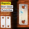 Magnetic Door Catch Ultra-thin Cabinet Magnets Closer Furniture Strong Magnetic Suction with Adhesive Tape for Cupboard