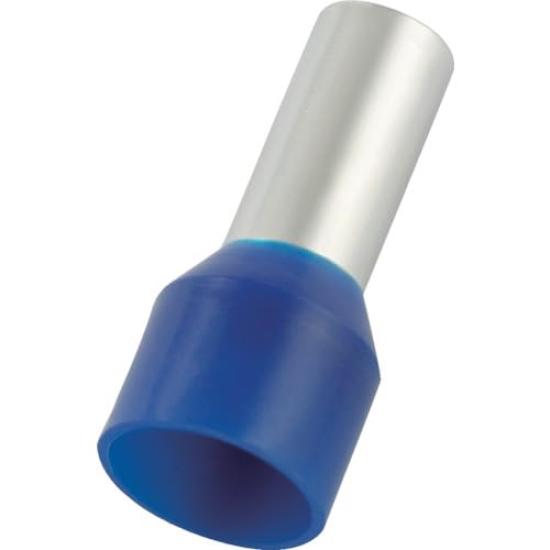 TRUSCO Ferrule Crimp Terminal with Insulated 100 Sleeve, 16-12, Pieces, FT16012-BL