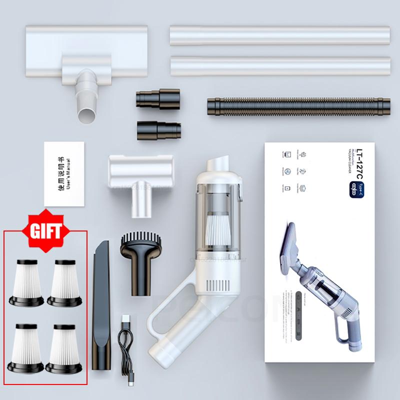 Wireless Vacuum Cleaner Household Handheld Powerful Vacuum Cleaner Multifunction Portable Cordless Mop Cleaner for Home Car