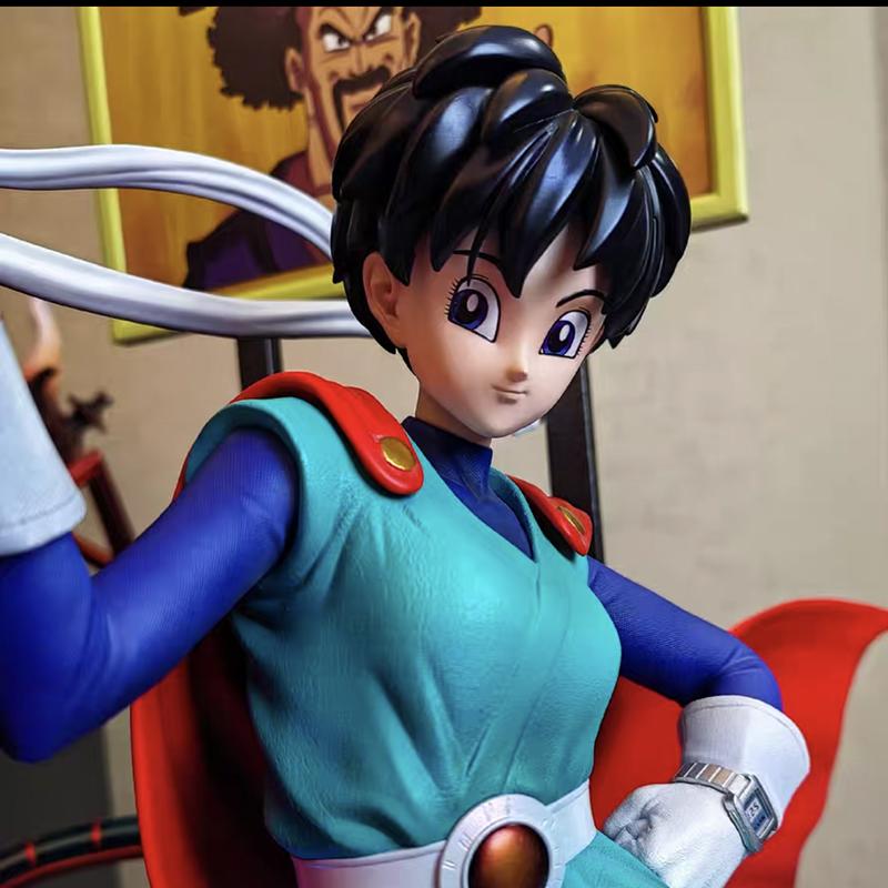 

Dragon Ball Z Videl Figure Replaceab Heads Great Saiyaman Videl Action Figures Gk Statue Collection Decorate Model Doll Toy Gift with box