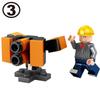R8001 Virtual World Building Block Action Figure Game Scene Model Mini Figure Toy for Boys