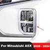 For Mitsubishi ASX/Outlander Sport ES -  2024 Chrome Car Front Fog Light Lamp Cover Trim Foglight Trims Accessories
