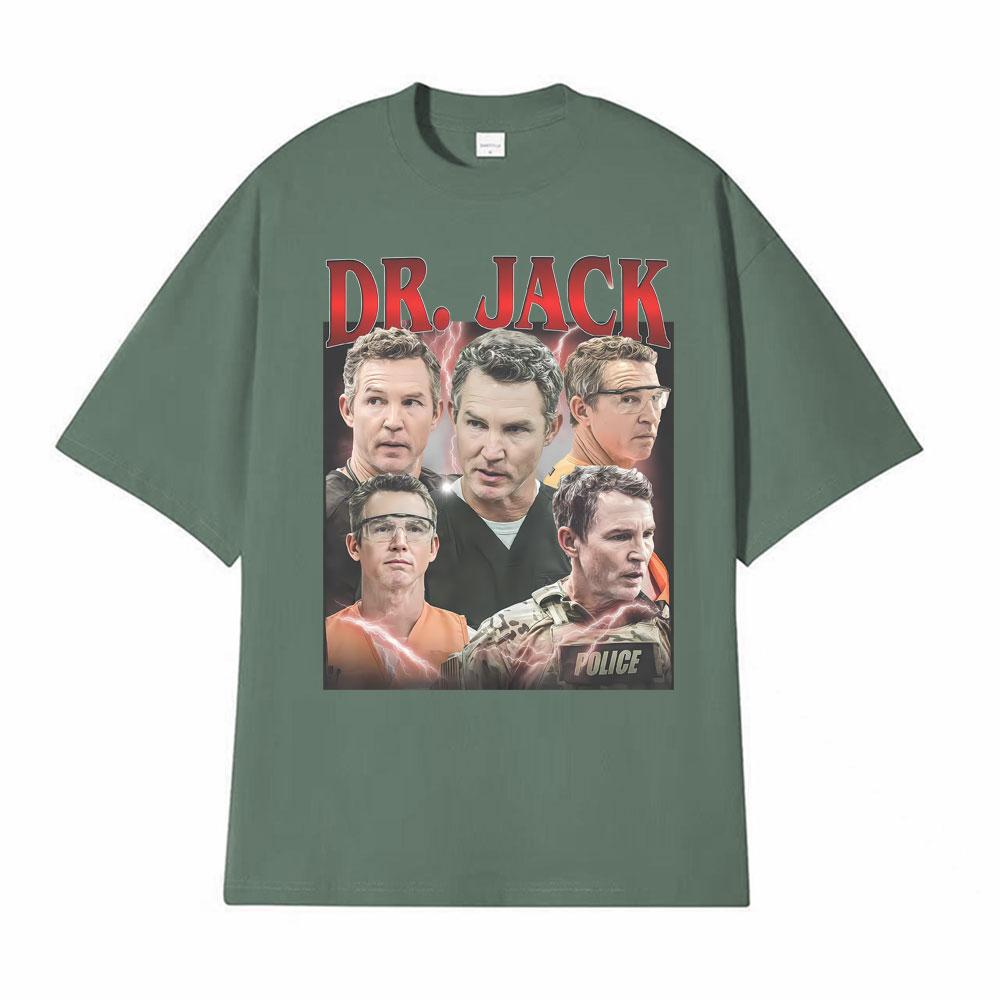Limited Dr Jack Abbot Retro Movie HN7 Graphic T Shirts Unisex Women Fashion Casual Tee Shirt High Quality ONeck Tshirt Streetwear