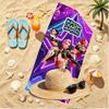 KPop Demon Hunters Print Beach Towel, Versatile Lightweight Absorbent Beach Towel for Pool Surf Yoga Bathroom, Perfect Birthday Holiday Gift