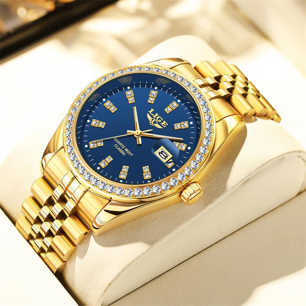 Men's Waterproof Luminous Running Alarm Clock Watch