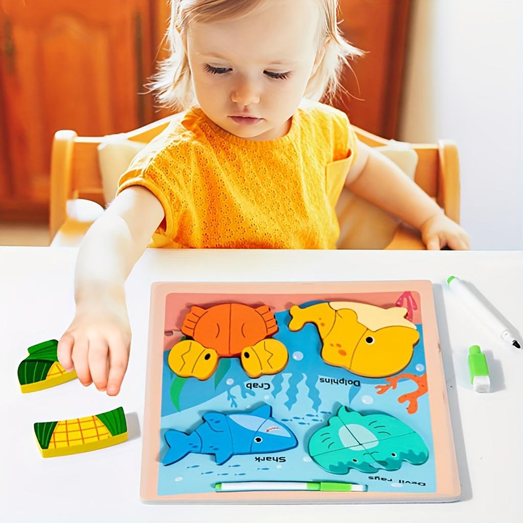 Children's Wooden Puzzle Educational Toys 10ML