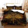 3D Dragonfly Bedding Set Insect Duvet Cover Pillowcase 2/3 Birthday Gift AU180 * 210 Full Size Quick Drying Soft and Minimalist Style Home Textile