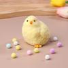 Handmade Yellow Big Chicken Plush Silicone Squishy Pinching Toys Cute Hen Chicks Taba Squeezing Toy Fuzzy Release Hand Stress