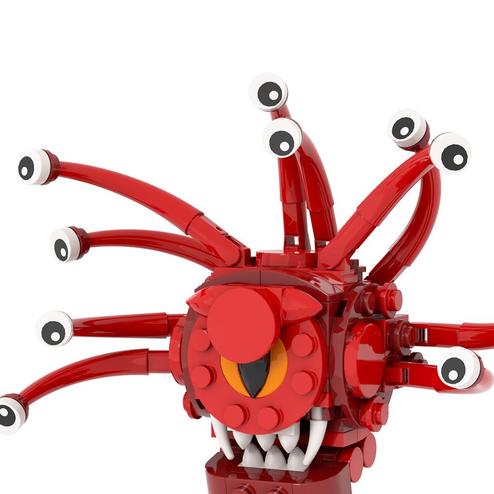 MOOXI Game Series Beholder 165Pcs MOC Bricks Horror Monster Figures Building Blocks Kids Toys For Children Birthday Gift MOC1487