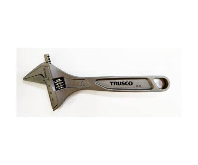 TRUSCO Titanium Alloy Adjustable 200mm X Ultra-Wide Wrench, 38mm, TSWMTC-200