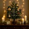 Leichtes Weihnachts-Perlenkristall-Ornament U-förmiger Imitationsperlen-Anhänger Neujahr