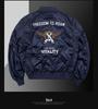 Herr Plus Size Rund Hals Flygjacka - Casual Utomhussporter Baseball Arbetskläder