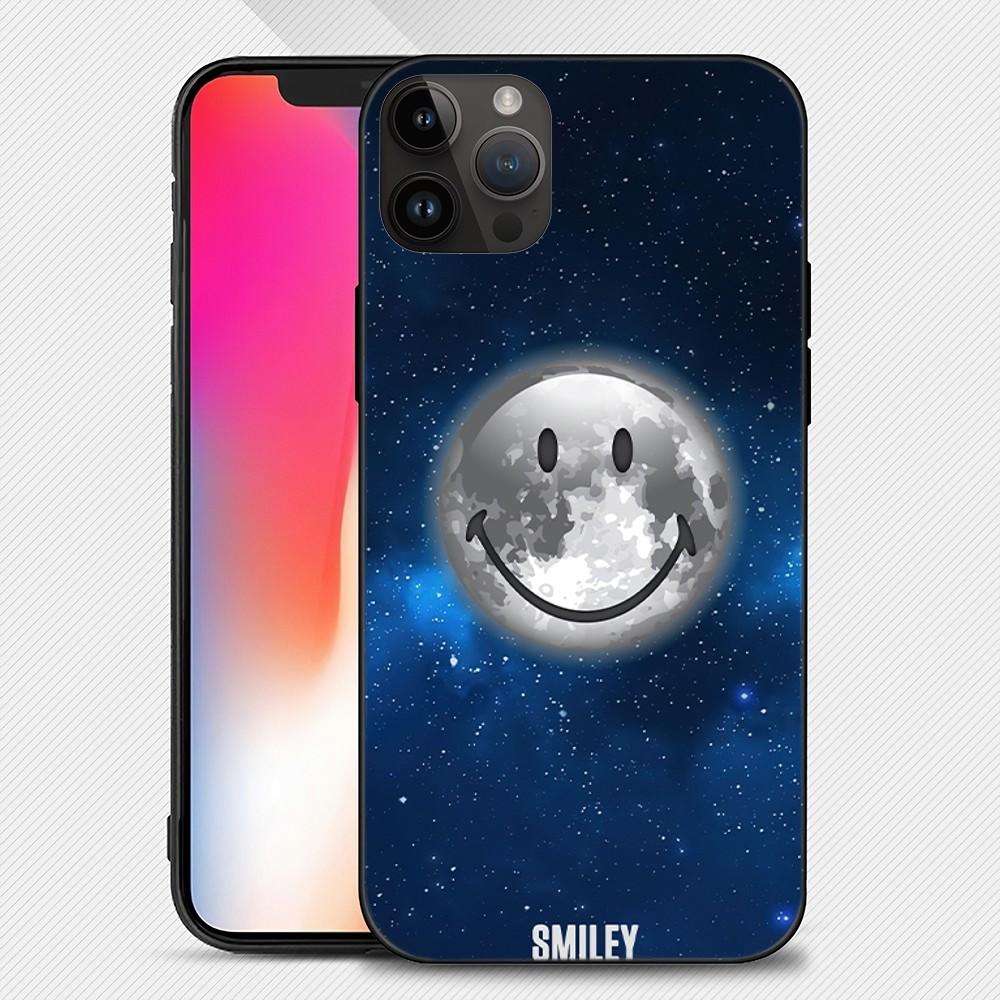 Funny S-Smiley Face Phone Case Iphone15 14 13 12 11 Pro Max Mini X 7 8 Soft Case