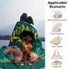 1pc, Antonio's Adventure: A Cozy Home Decor Gift Soft Flannel Blanket for Bedroom, Living Room, Travel, Camping, Car