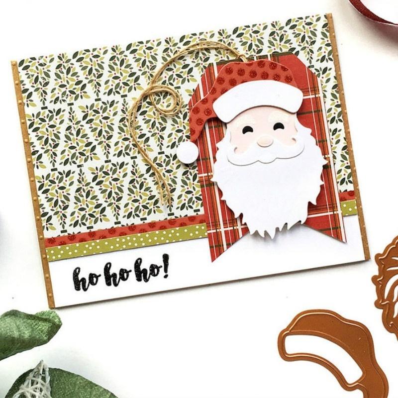 Christmas Santa Claus Metal Cutting Dies Stencils For DIY Scrapbook Decor Handmade Card Making Embossing Mold Craft Die Cutting Template