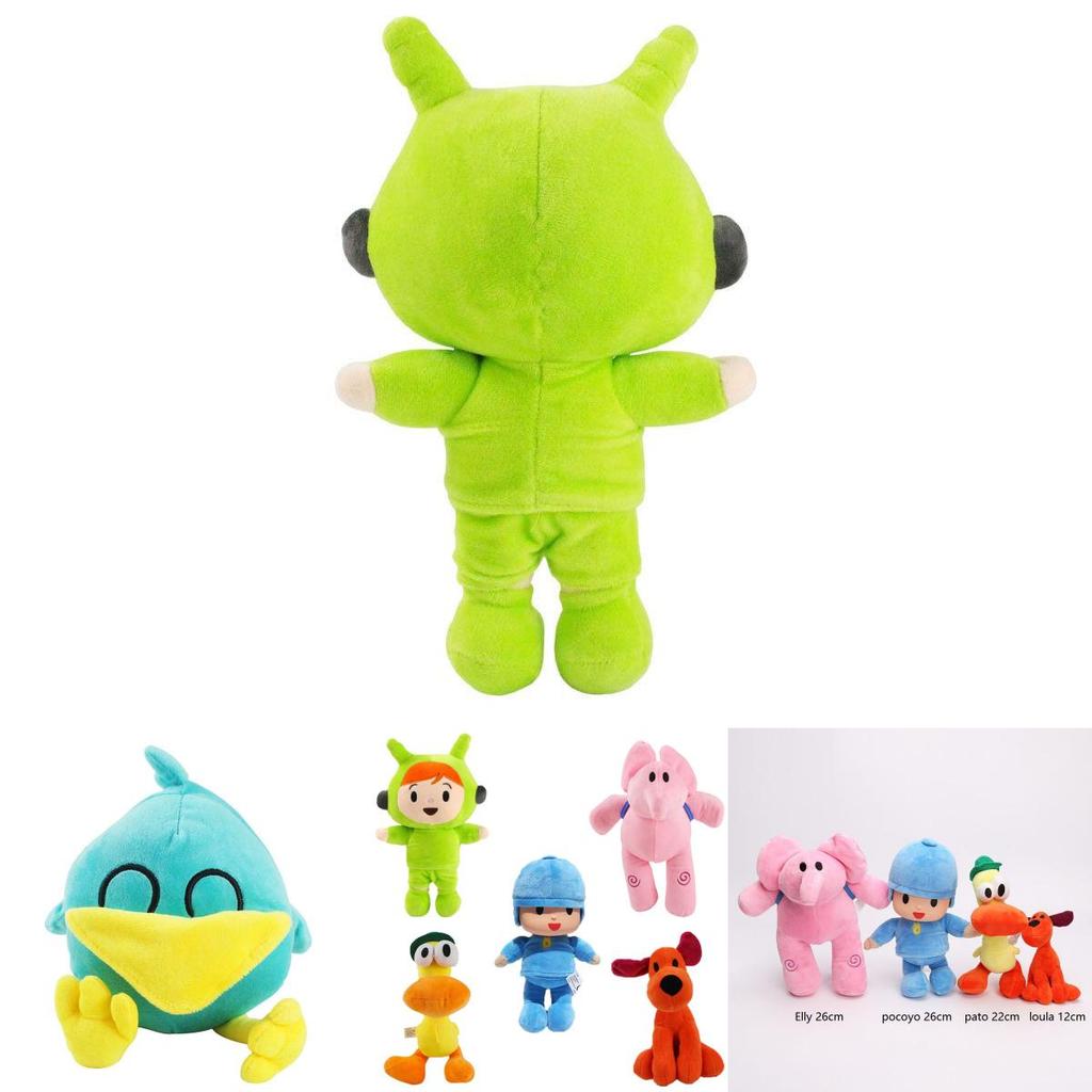 High-quality Pocoyo Elly Pato Loula Sleepy Bird Soft Plush Stuffed Figure Toy Doll Kids Gift