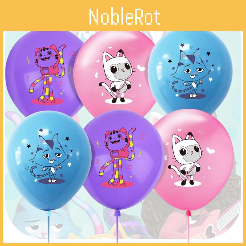 Gabby Dollhouse Themed Party Balloons 12 Inch Latex Balloons Assorted Colors With Logo Printing