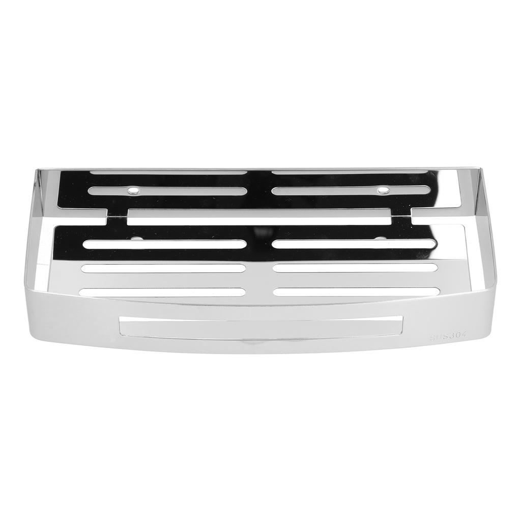 304 Stainless Steel Soap Holder Kitchen Sponge Tray Wall Mounted Shower Shelf Drain Storage Rack for Toilet Dorm