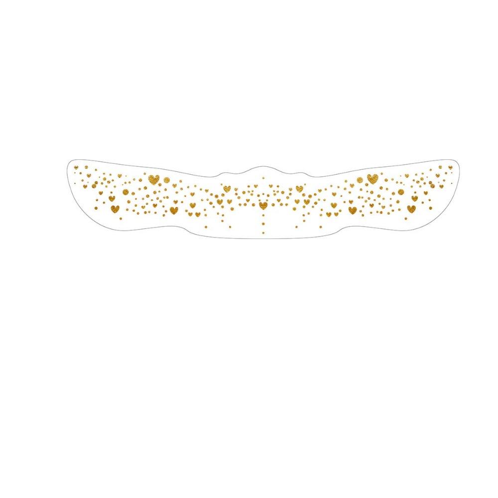 DIY Collarbone Freckle Tattoo Butterfly Star Dots Heart Bronzing Sparkle Face Temporary Tattoo Clavicle Chest Position