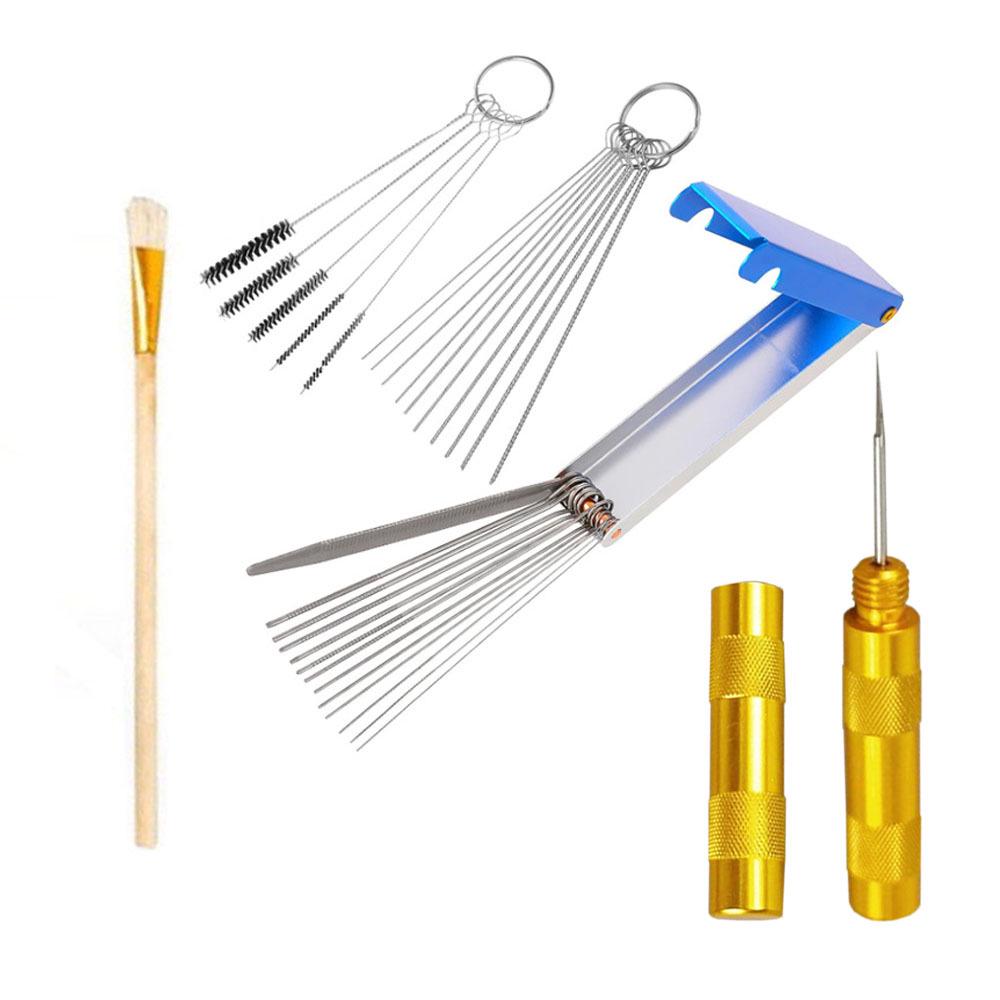 Airbrush Spray Gun Cleaning Kit: Includes Small Brush, Rinse Gun, Nozzle, and Four Ventilation Accessories for Auto Repair.