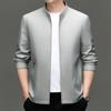 2026 Men's Stand Collar Business Jacket - High-End Spring & Autumn Outerwear, New Casual Style for Middle-Aged Men