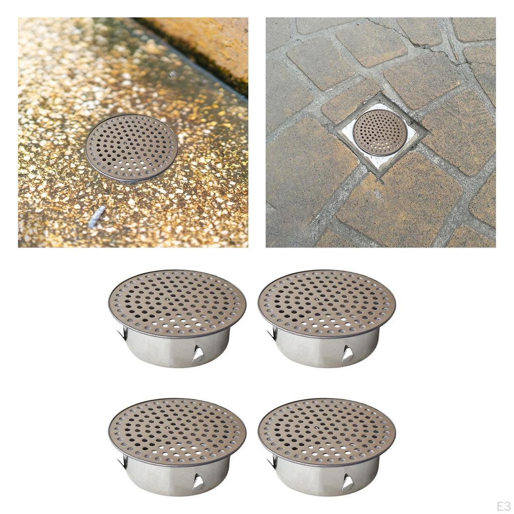 Atmungsaktive Abflussabdeckung aus Edelstahl für Küche, Bad und Toilette