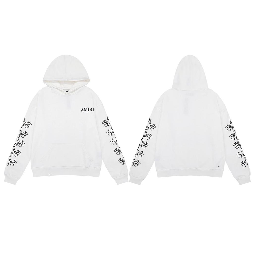 25S Trendy Brand Heavyweight Cotton Terry Hoodie with Letter Print