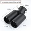 Universal Stainless Steel Tailpipe Muffler Tip Decoration