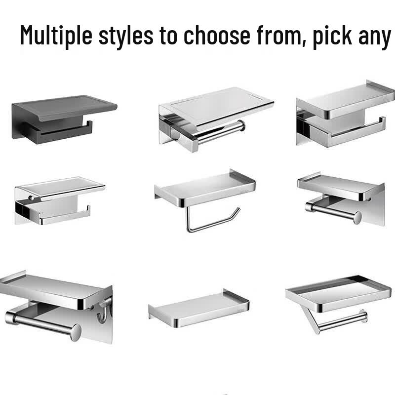 JUHELIAN Stainless Steel Wall-Mounted Tissue Holder