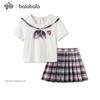 Balabala Girls' My Little Pony Summer Two-Piece Set