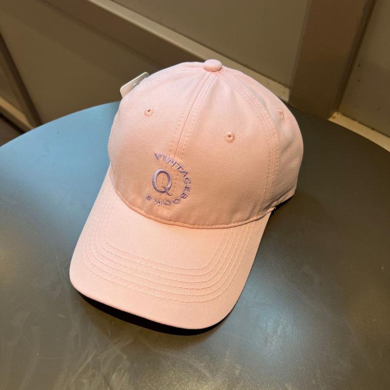New Embroidered Alphabet Baseball Cap Versatile Children's Sunscreen Cap Leisure Trend Brand Student Cap Sun Hat