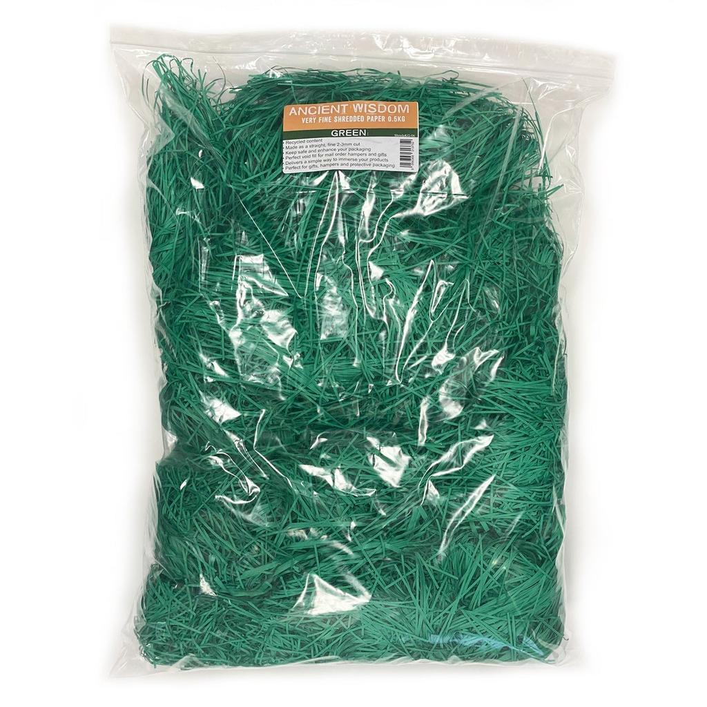 Shredded Paper Green 0.5 kg