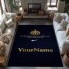 Inter Milan Customized Name Floor Rug Office Rug Perfect for Hallway Playrooms Foyer Decorate room Antislip Carpet Decorate Offices
