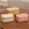 Vintage Necklace Ring Case Zipper Earring Organizer Lightweight Mini Portable Jewelry Box  Outdoor