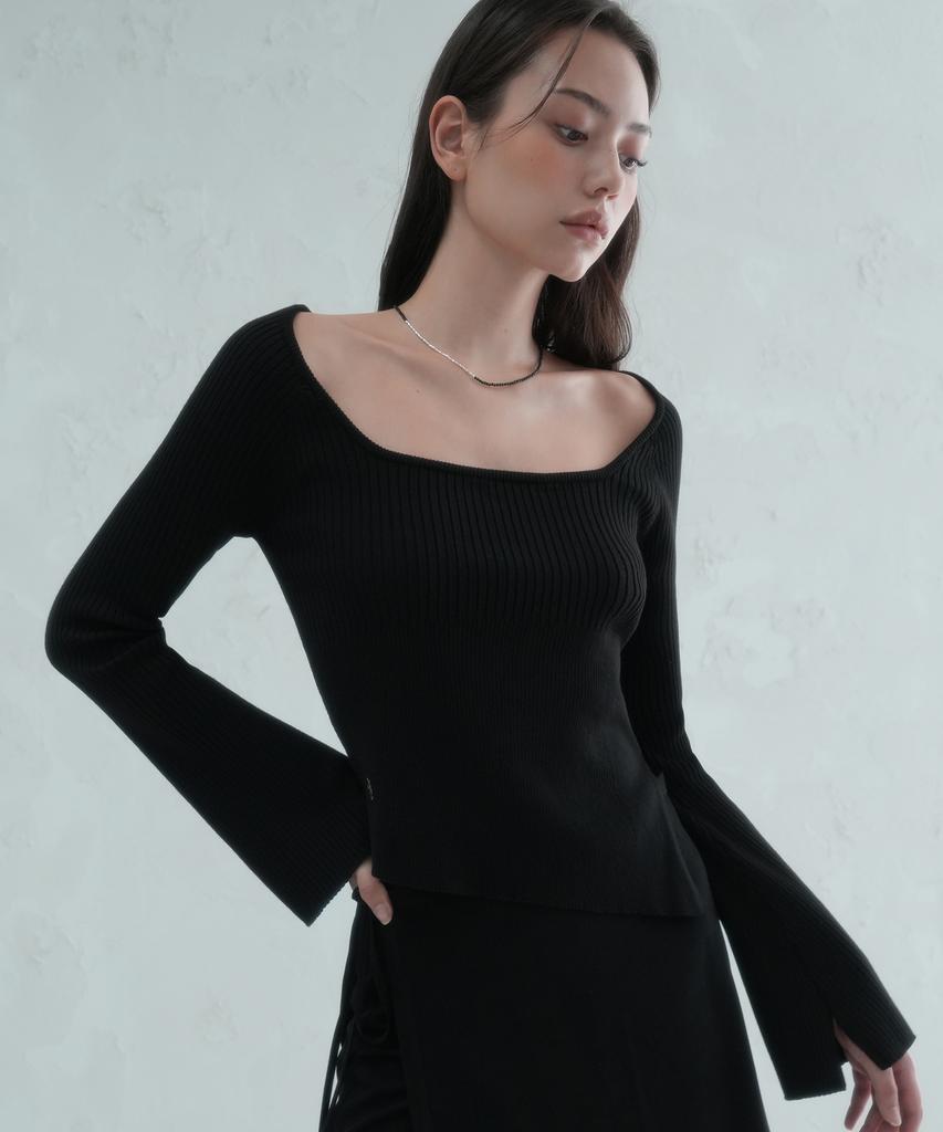 AVANDRESS Abi Square-Neck Knit - 3Col