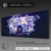 Purple Anime Gaming Accessories Mouse Pad PC Genshin Impact Raiden Shogun Desk Mat Laptop Kawaii Girl Keyboard Mousepad Carpet