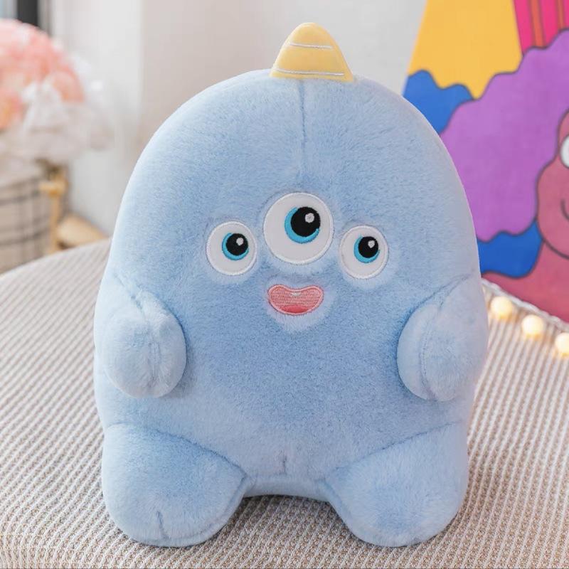 New Soft Heart Little Monster Doll Doll Machine Plush Toy Throw Pillow Birthday Gift Grab Machine Doll