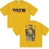 2026 Hot Sale Singer Tate So Close To What Album Poster Print T-Shirt Women Men O-neck Cotton Solf Loose Oversized Top Summer New Tee Short Sleeve