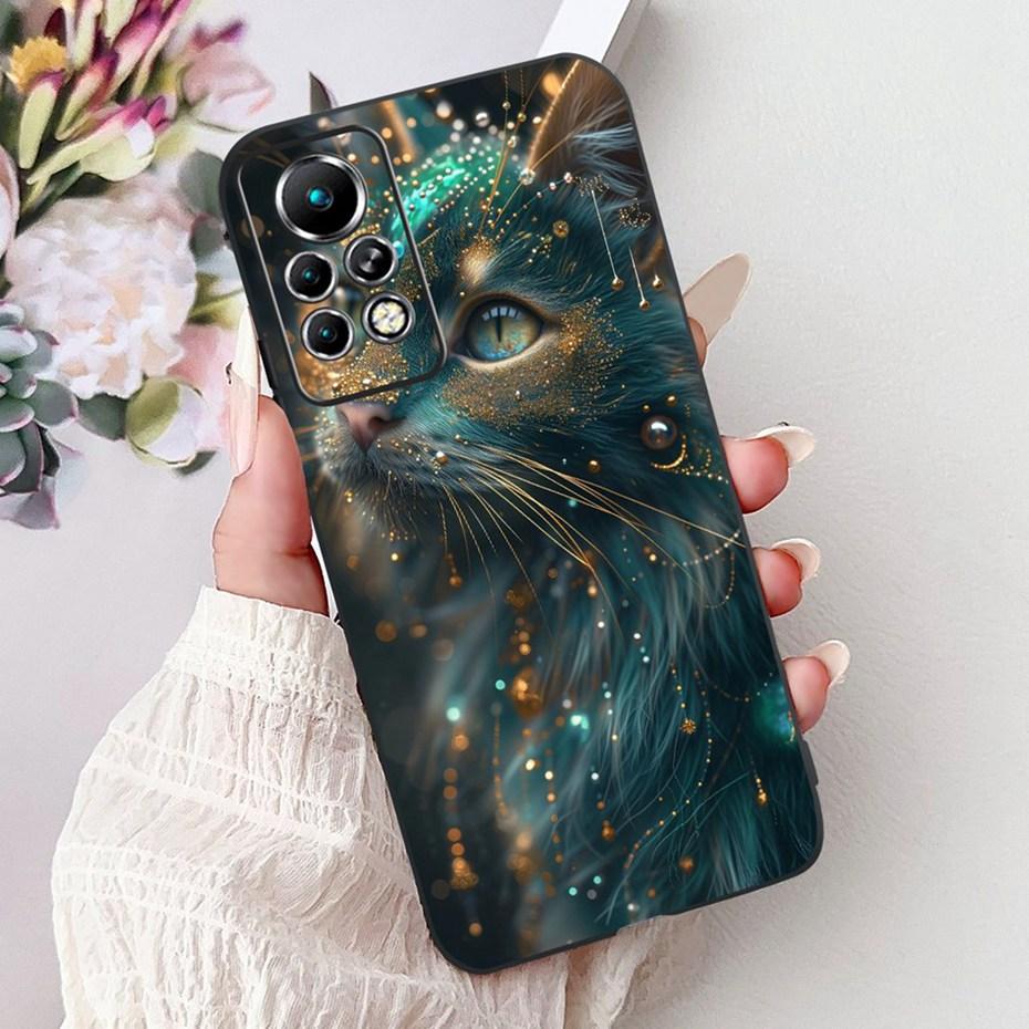 New Design Phone Case For Infinix Note 11 Pro 11S X697 X698 X663 Black Silicone Soft Back Cover For Infinix Note11 11S 11Pro