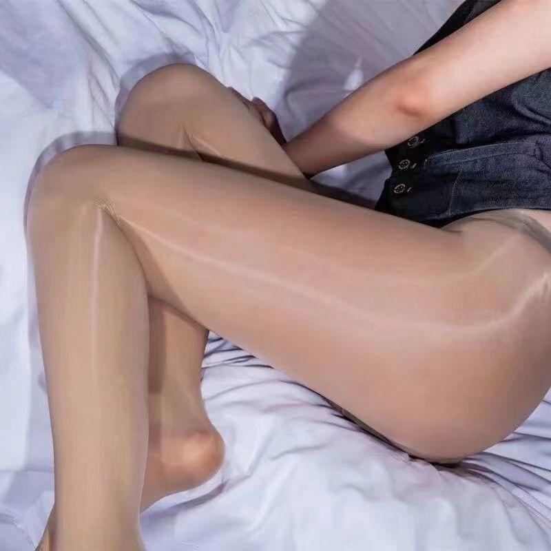 Women Horse Oil Socking Shiny Smooth Clubwear Stockings High Waist Elastic Tights Large Size  Sexy Pantyhose