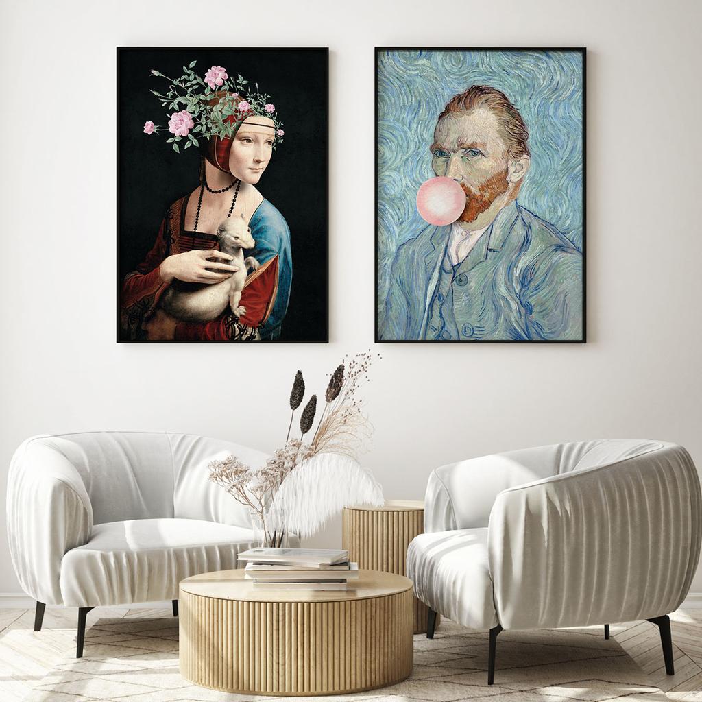 Set of Two Portrait Posters Van Gogh