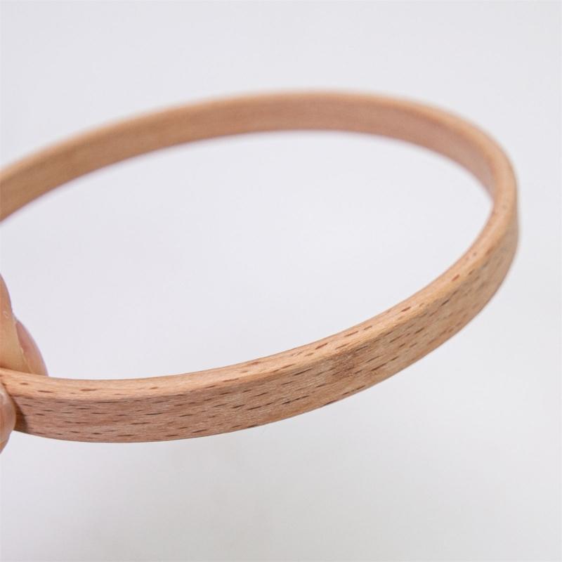 Wood Floral Hoop Wreath 10Pcs Wood Floral Hoop Rings for Wedding Wreath Wall Hanging Decoration Dream Catcher Art Craft
