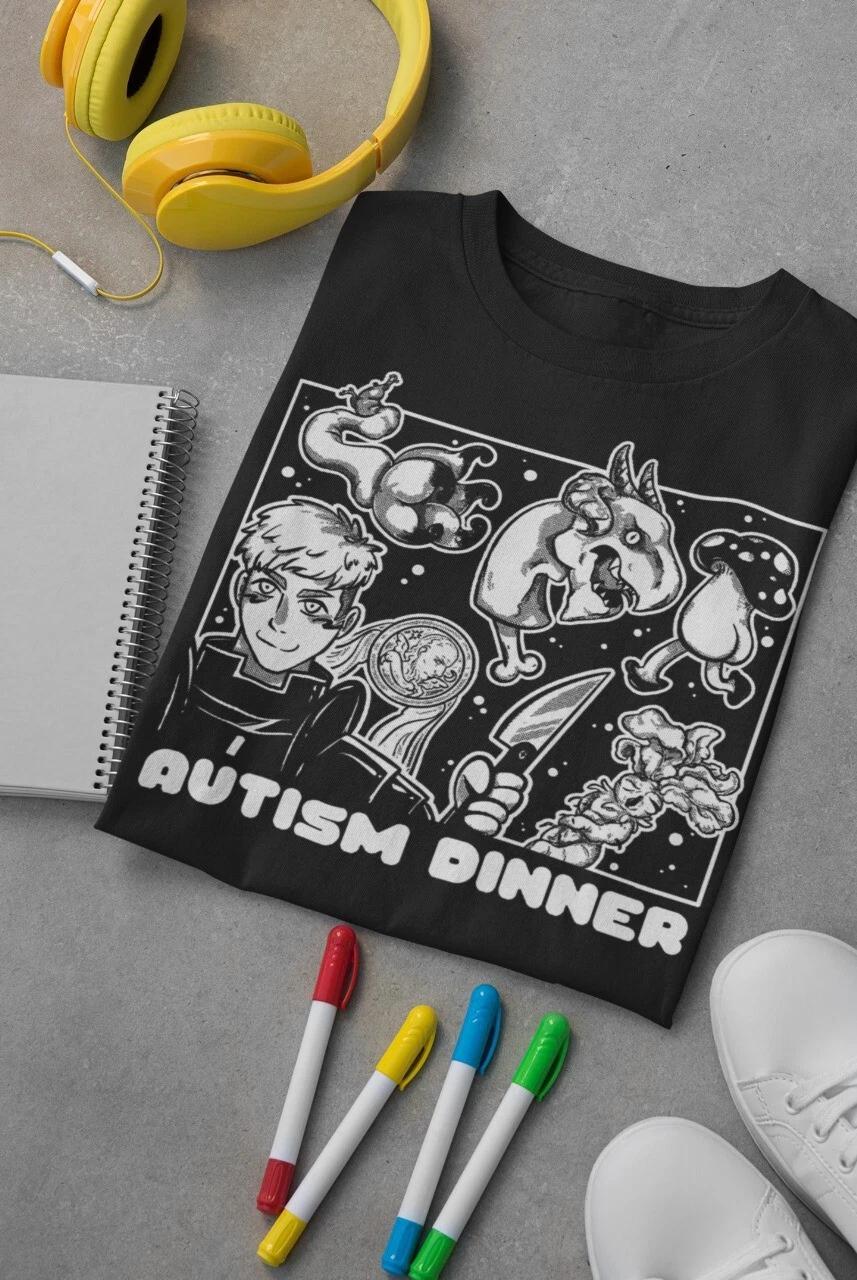 

Винтажная футболка Laios Touden Dungeon Meshi, Унисекс футболка для фанатов аниме, S