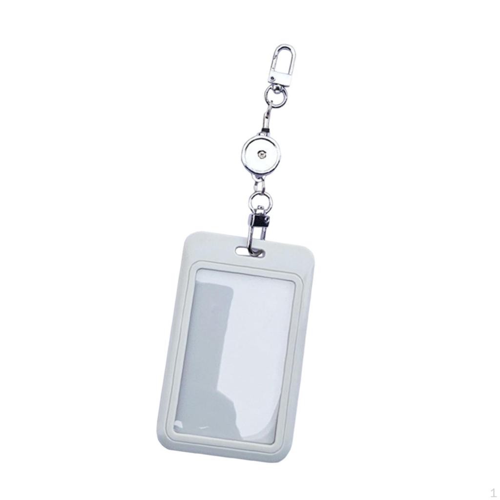 ID Badge Holder with Retractable Feature for Name Tags In Factories And Schools