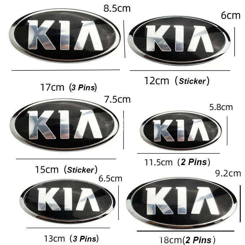MYMX8 Car Front Grille Logo for KIA K2 K3 KX3 K4 K5 Cerato Forte Carnival Stinger Optima Ceed Senda Sorento Rear Trunk Emblem Stickers
