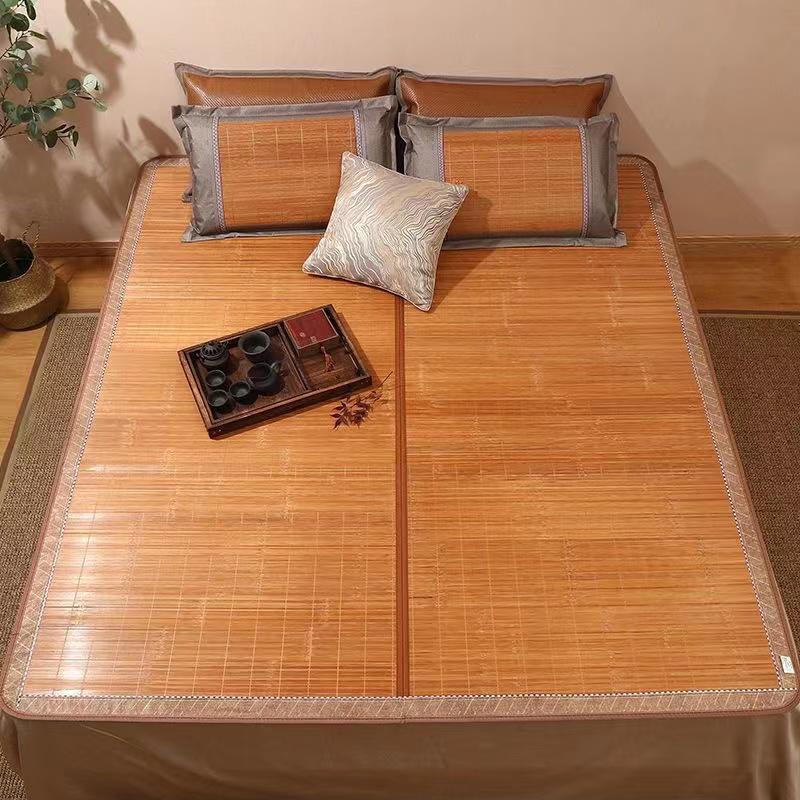 Free Shipping Bamboo Cool Mat for Student Dorm Dormitory Single Bed 0.9m Original Color Summer Season.